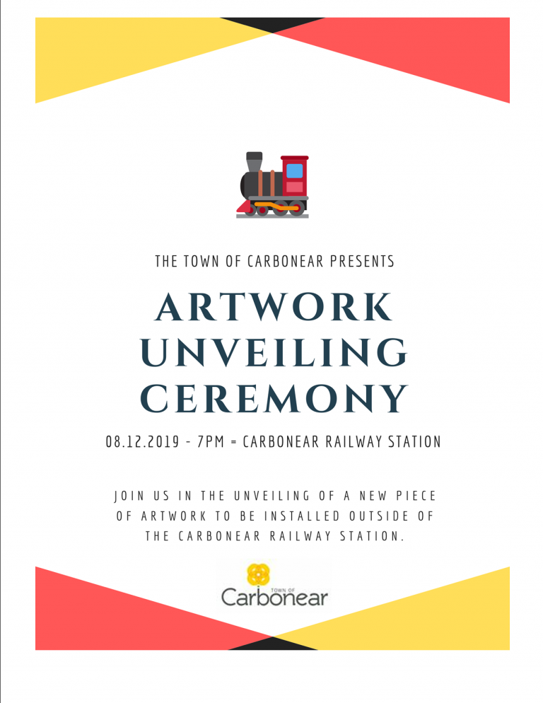 Artwork Unveiling Ceremony Town Of Carbonear